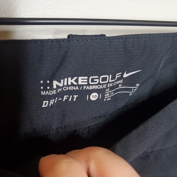 Nike Golf Dri-Fit Black Pants Audrey Tour Performance Women's Size 10 Activewear - Picture 2 of 15